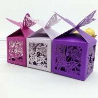 Candy Box Laser Cut Butterfly Beautiful Box Customized